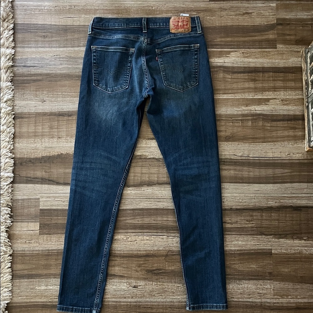 Levi's 512 Stretch Dark Blue  Skinny Jeans for Men 32x34